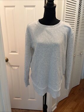 Ocean Drive Light Gray Women's Crewneck Sweatshirt
